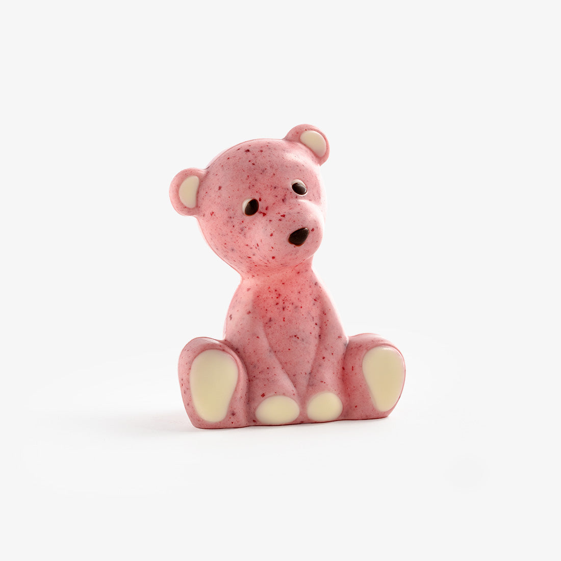 Teddy Raspberry White