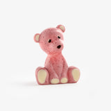 Teddy Raspberry White